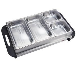  Buffer Warmer Food Server Hot Plate 6 Litre Extra Large