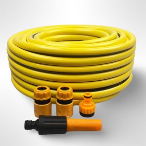  Garden Hose Pipe Premium Yellow Reinforced Range of Sizes